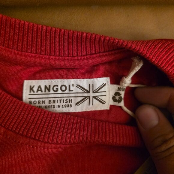 Brand New With Tags Kangol Red Crewneck Sweater - Picture 3 of 3